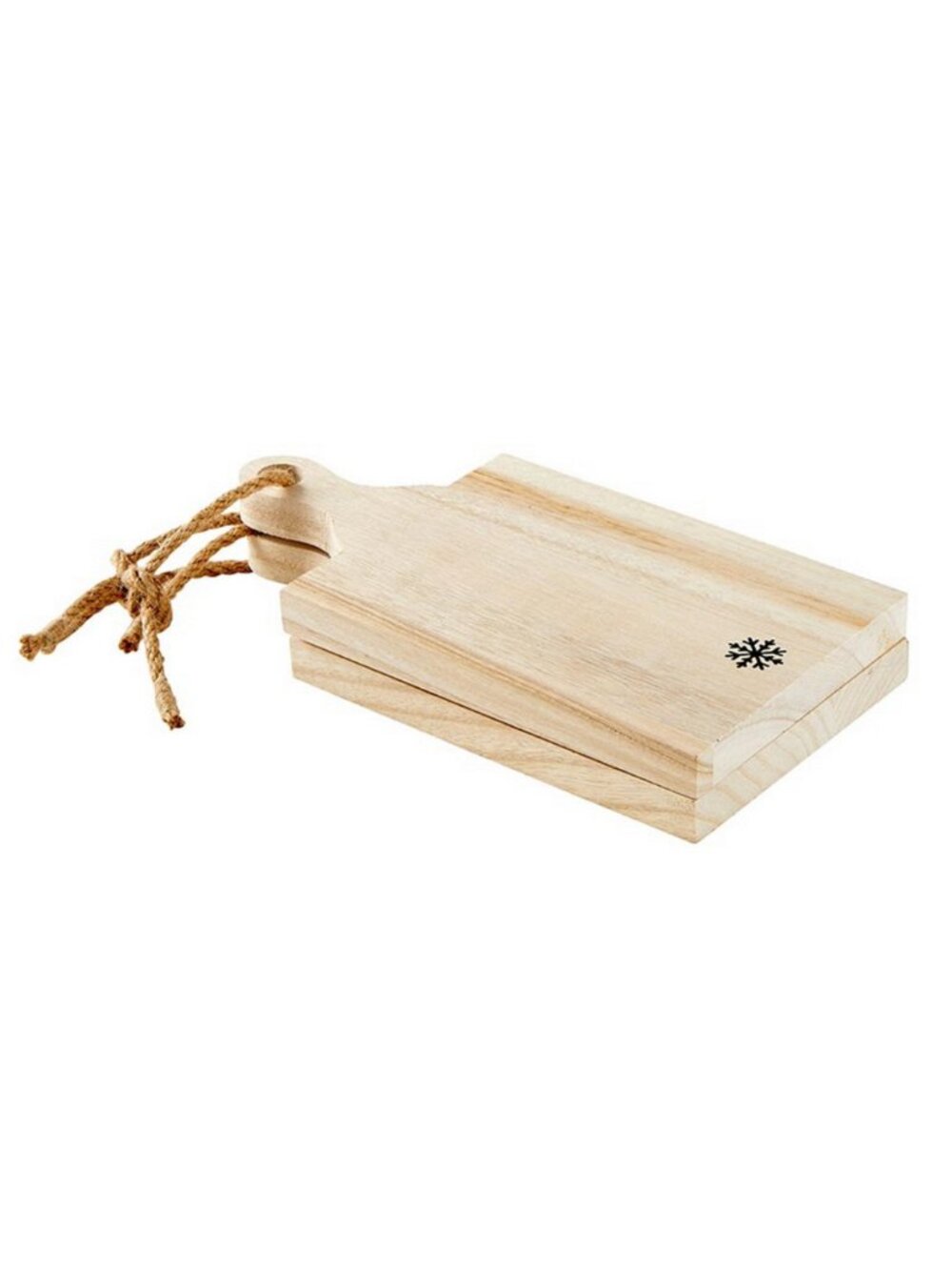Holiday Mini Paulownia Wood Boards - Let It Snow - Set of 2 - Picture 4 of 5
